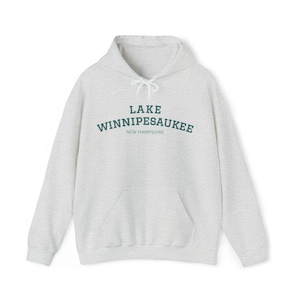 Lake Winnipesaukee Sweatshirt Petrol, New Hampshire Hoodie, trendiges adrettes Shirt, übergroßes Lake Sweatshirt, ästhetische Kleidung, Frauen Hoodie