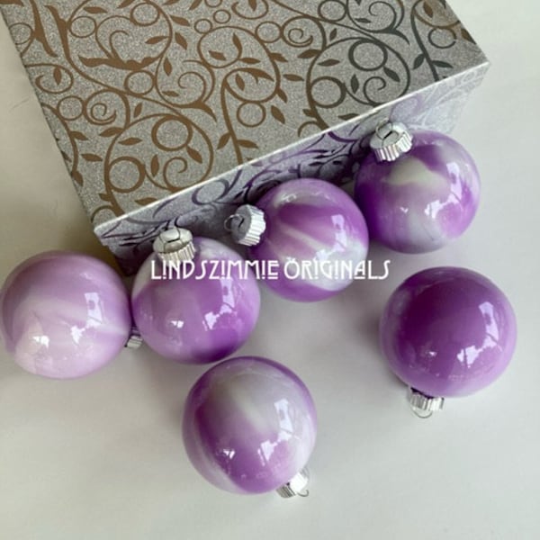 Purple Ornament Etsy