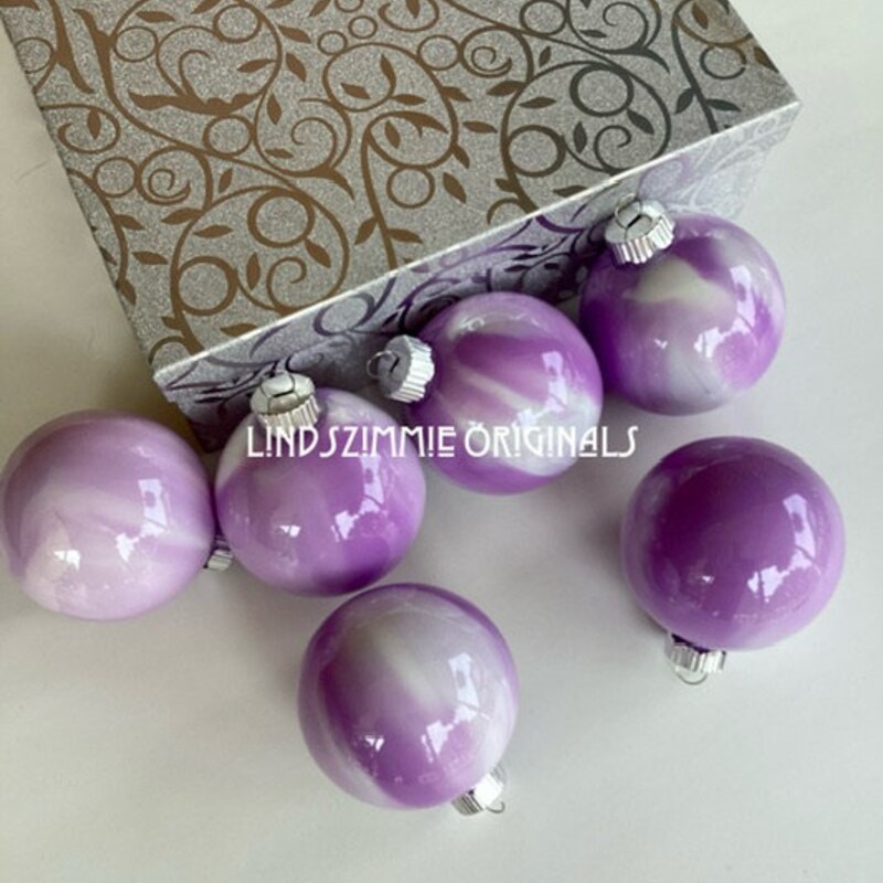 Purple Ornament - Etsy