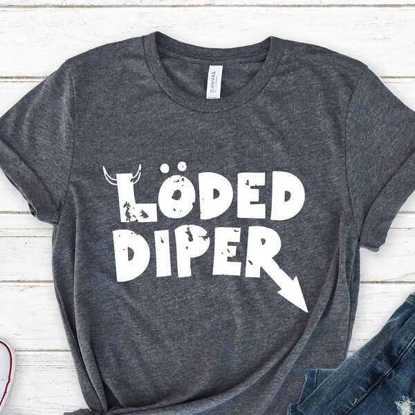 Loded Diper Shirt, Loded Diper T Shirt, Vintage Look, Diary of a Wimpy Kid Tee , Rodrick Rules T-Shirt