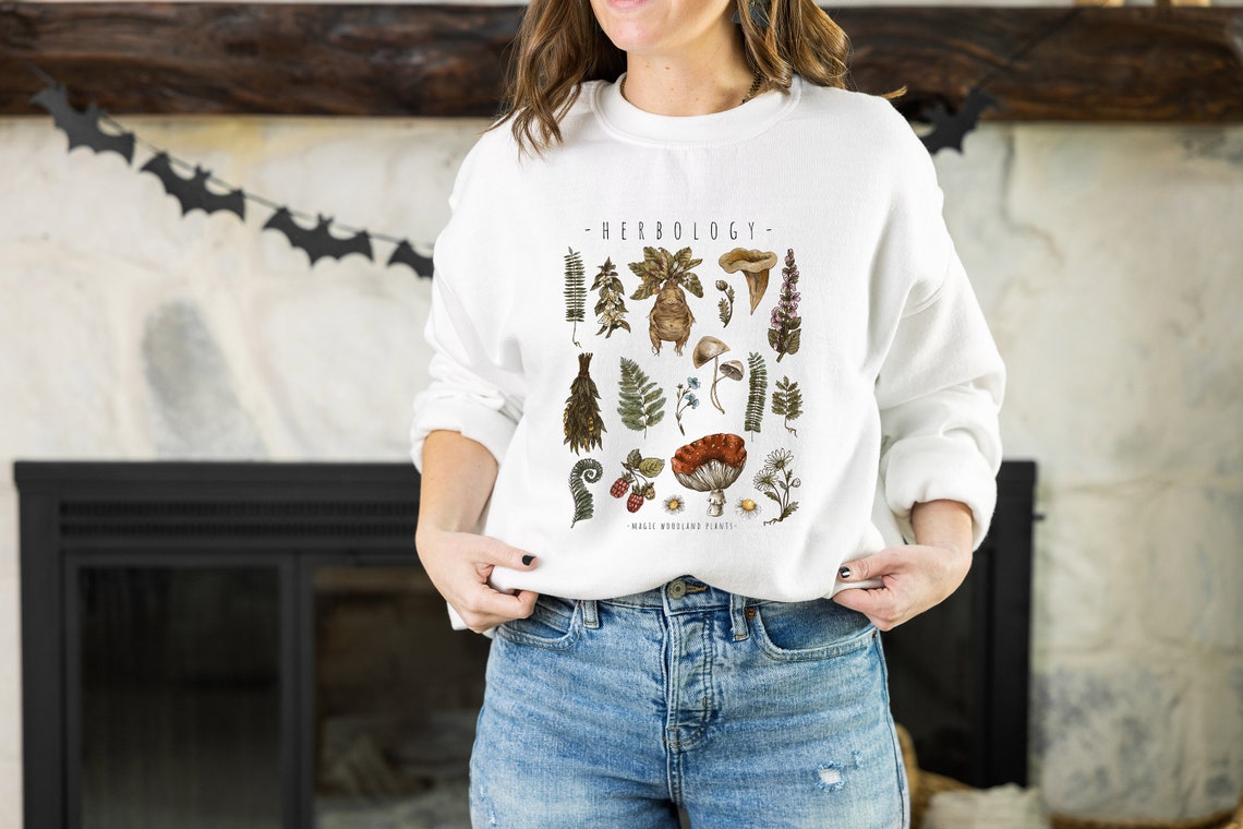 etsy herbology sweatshirt