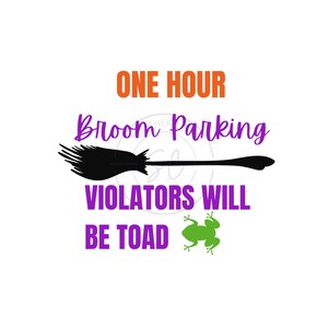 Broom Parking SVG - SVG/PNG design - Halloween svg