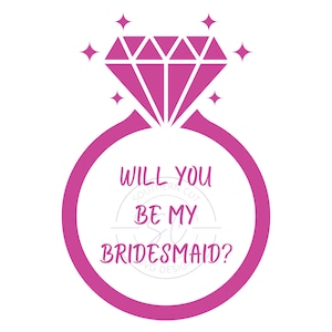 Willst du meine Brautjungfern SVG - SVG/PNG Design - Hochzeitssvg
