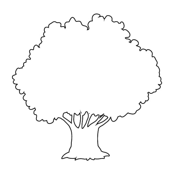 5 printable coloring pages of trees for coloring