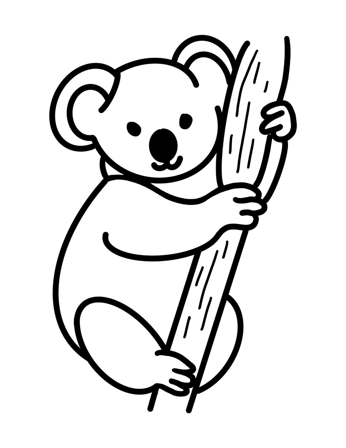 20 Kids Animal Coloring Pages - Etsy
