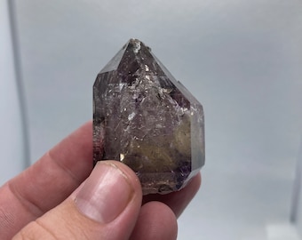 Natural Iridescent Amethyst Scepter Head From Zimbabwe