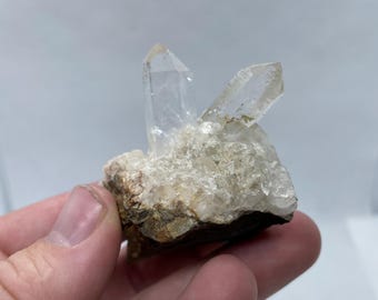 Quartz On Matrix From Goboboseb Namibia