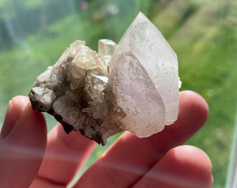 Amethyst Quartz On Matrix From Goboboseb Namibia