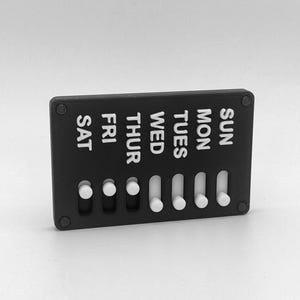 Habit Tracker Checklist | Magnetic Fridge Mount or Freestanding | Daily ...