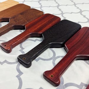 Small Padded Paddle - Handcrafted Wood with EVA Foam Padding by Toys By Syn (SYN)