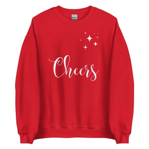 Cheers Cotton Sweatshirt, Cheers Women's Crew Neck Sweatshirt, Cheers Unisex Cotton Sweatshirt, Cheers Cotton Crew Neck Shirt
