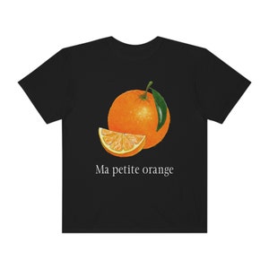 Orange Comfort Colors Cotton Unisex T-shirt, Ma Petite Orange Cotton Shirt, My Little Orange Cotton Shirt, Orange Shirt