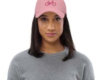 Casquette de vélo en coton pour femme, casquette discrète brodée