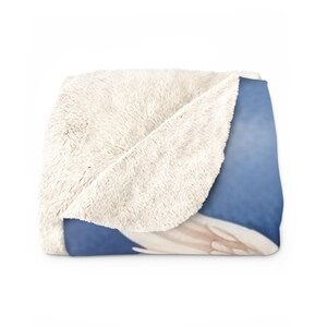 Manta polar Sherpa Angel, acogedora y afelpada (127 x 152 cm) imagen 4