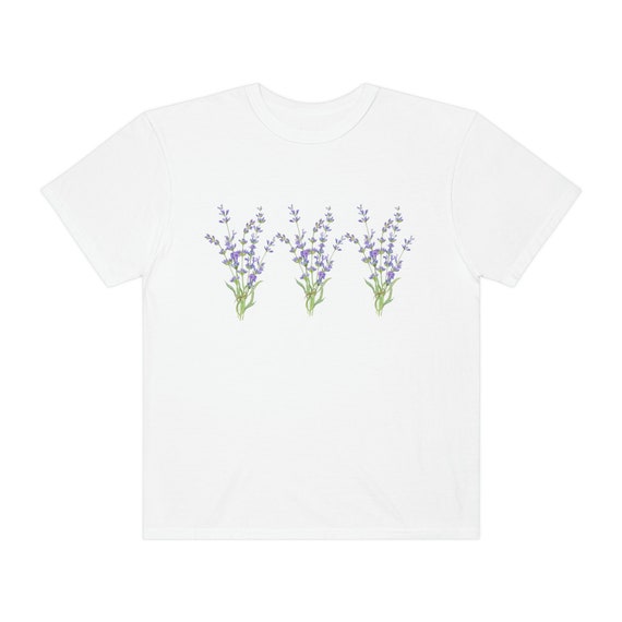 Lavender Cotton Unisex T-shirt, Lavender Tee Shirt, Women's