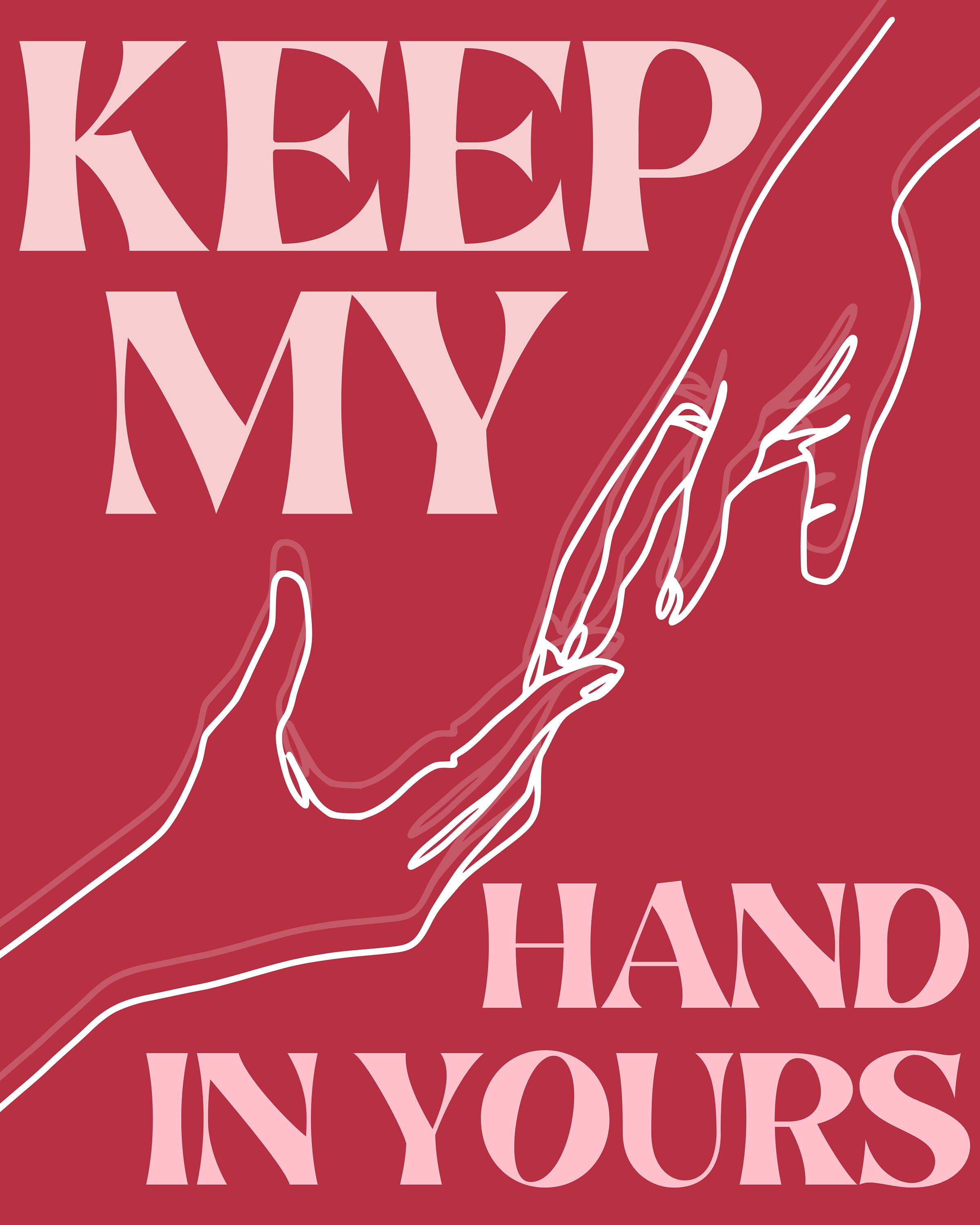 Keep My Hand in Yours Digital Print Wall Art Poster Home Etsy