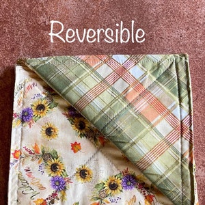 Tortilla Warmer/Bread Basket Liner - Welcome Autumn (Orange/Green)
