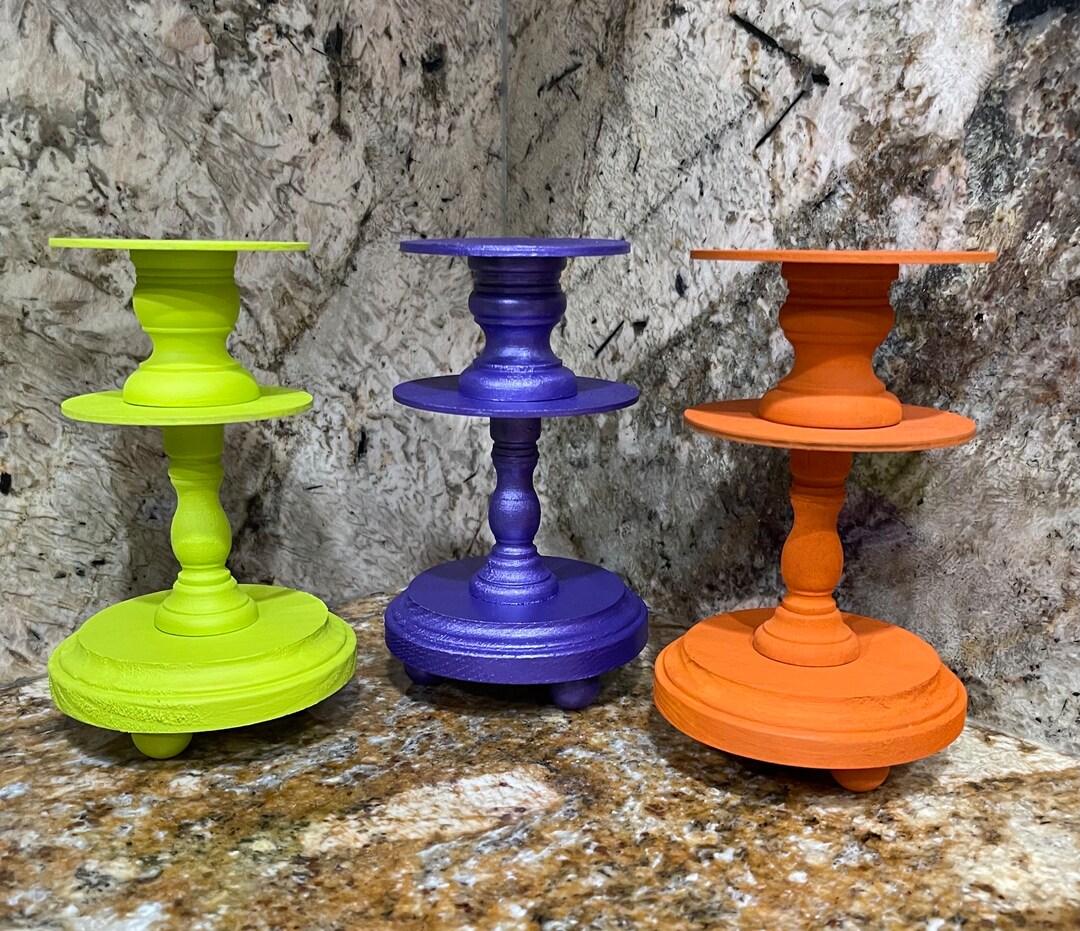 Halloween Mini Wood Riser/tiered Tray Decor/cupcake Stand/farmhouse ...