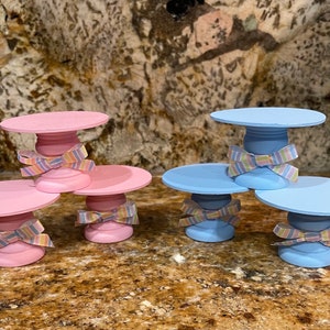 Easter Mini Riser/Tiered Tray Decor/Cupcake Stand/Easter Decor/Farmhouse Decor ~ Set #1