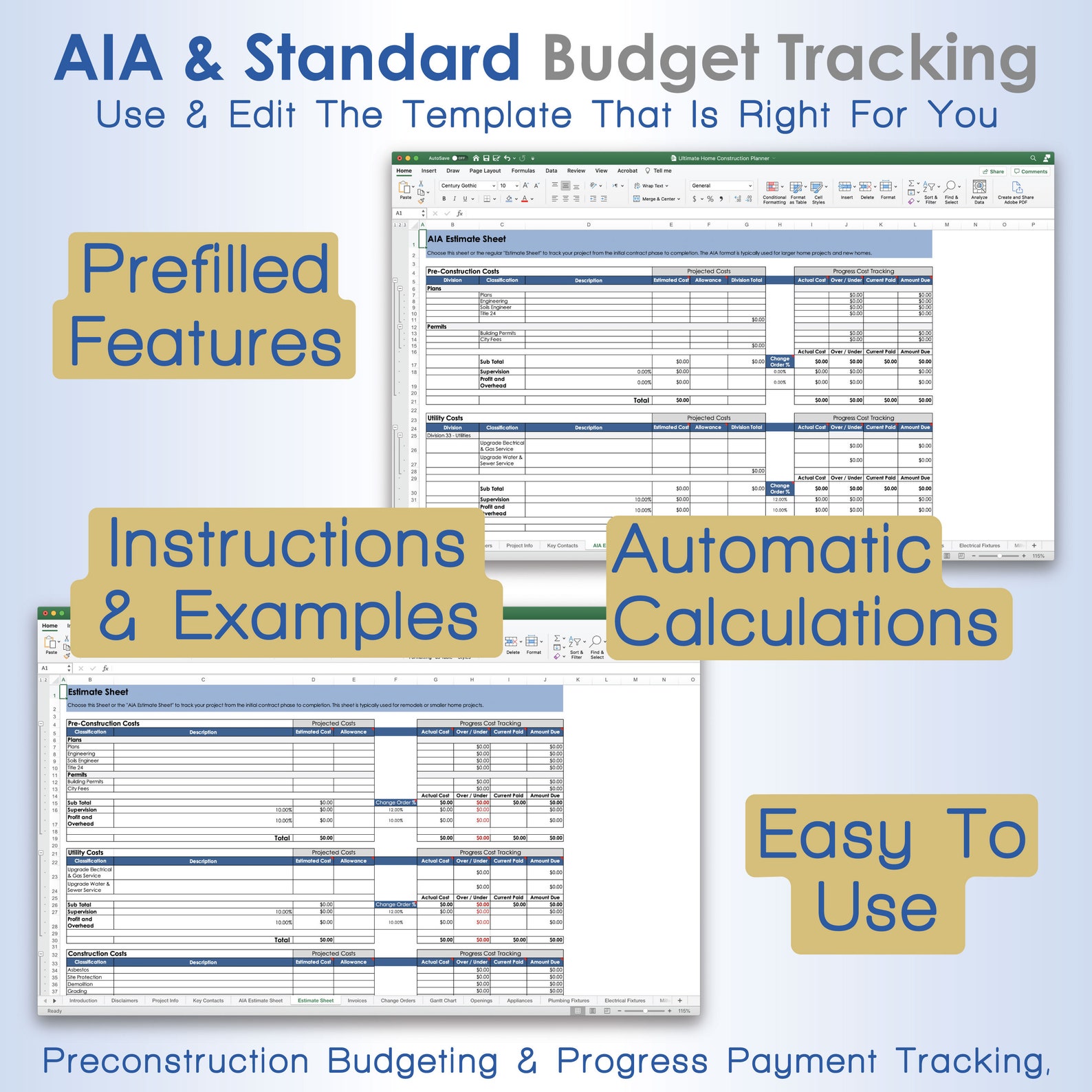Ultimate Home Construction Planner, Custom Home Building Planner, Renovation Interior Design