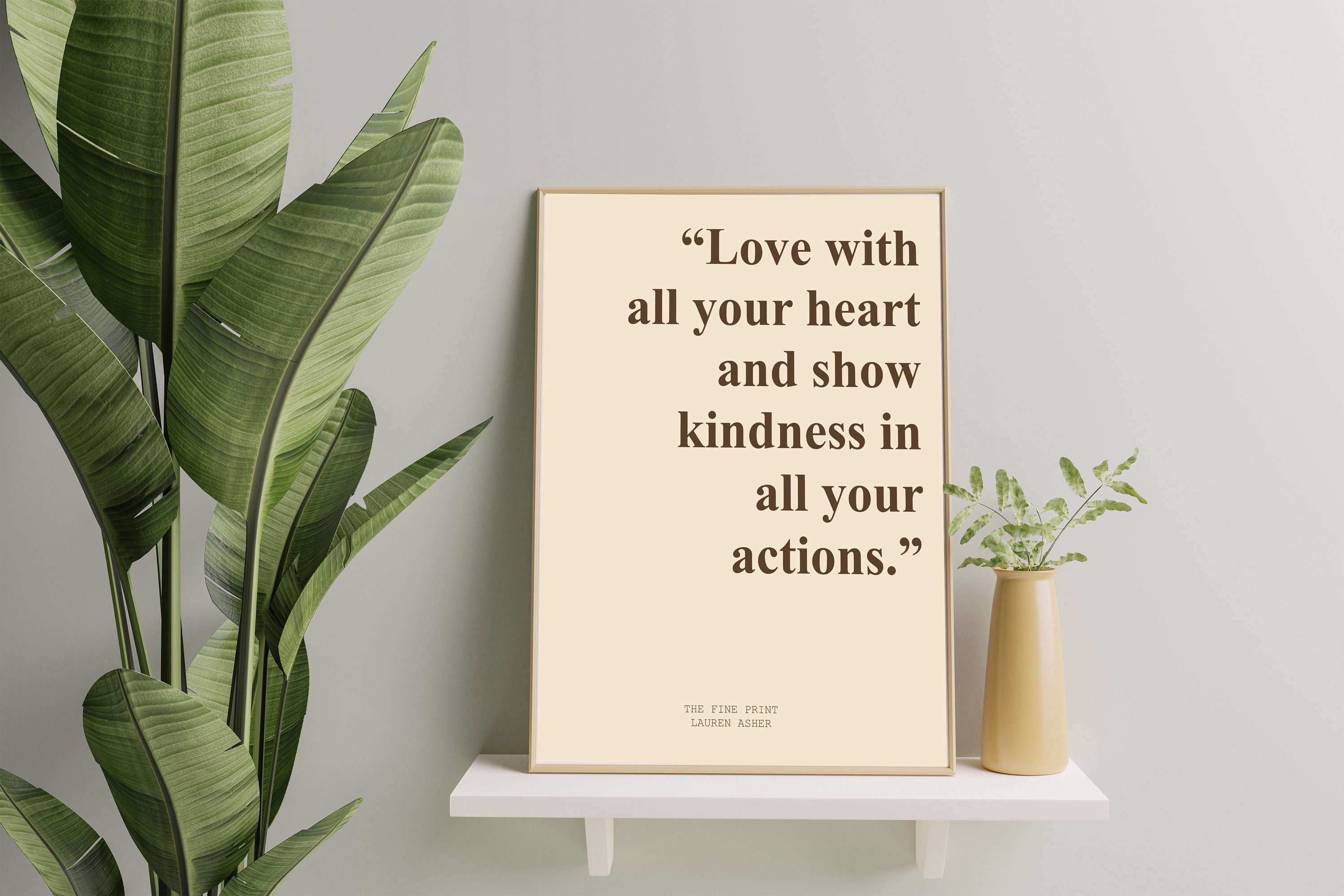 The Fine Print, Digital Print, Book Quote, Booktok Merch, Minimalist