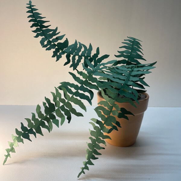 faux.ever handmade paper plant