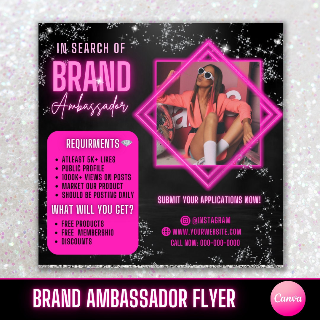 Personalized Brand Ambassador Flyer Template Social Etsy Australia personalized-brand-ambassador-flyer-template-social-etsy-australia