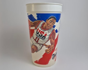 Vintage 1994 McDonalds Isiah Thomas USA Dream Team II Cup Detroit Pistons #1