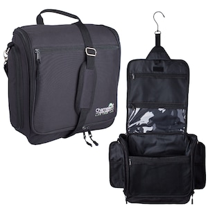 Explorer II Ostomy Travel Bag, Hanging Toiletry Bag, TSA Compliant, Supplies and Medical Bag - Black