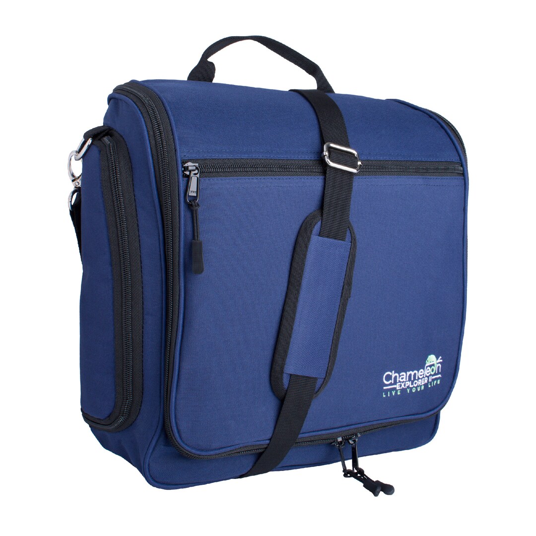 Explorer II Ostomy Travel Bag XL Hanging Toiletry Organizer, Ostomy