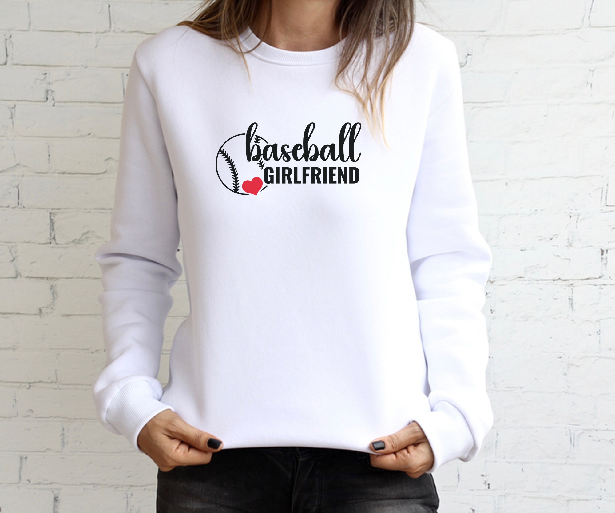 Baseball Girlfriend Svg Cute Baseball Girlfriend Shirt Svg Etsy