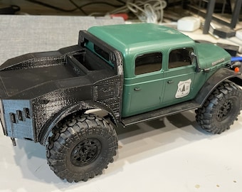 W3 Flatbed for SCX24 Power Wagon