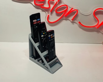 Tv remote holder for table or wall