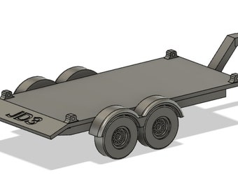 JD3-1/24th LBU Trailer Digital STL File