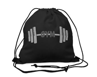 Borsa da PALESTRA con coulisse nera