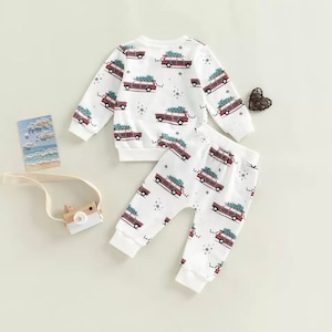 Baby Christmas Jogger Pullover Set
