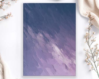 Abstract Pink Purple Gradient Hardcover Journal: Dream Diary