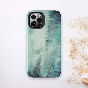 Grunge Phone Case, Summer Green iPhone Case, Abstract Artistic Design, Samsung Galaxy, Tough Phone Case