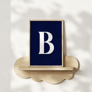 CUSTOM INITIAL Art Print | Name Art | Custom Colour | Kids Art | Personalise | Digital Download Art | Poster | Home Decor | Wall Art