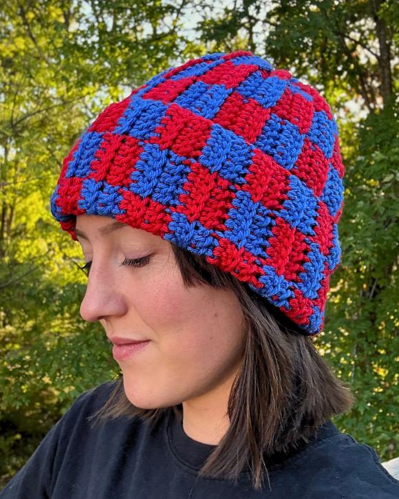 帽子 BELOVED GINGHAMCHECK FRILL BEANIE Checker Beanie - Etsy