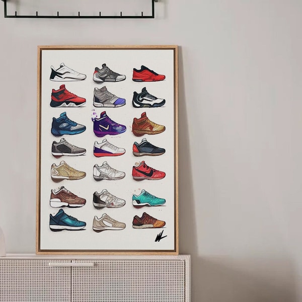 Sneaker Room Decor Etsy