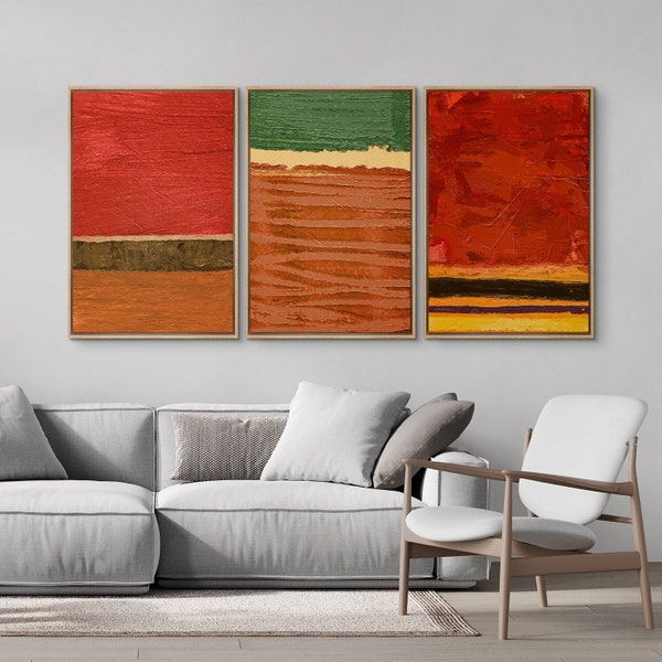 Warm Color Wall Art - Etsy