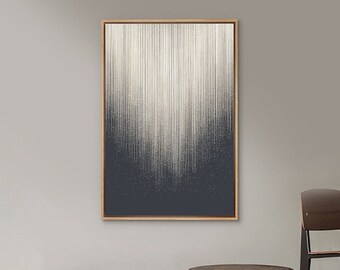 Framed Canvas Wall Art, Black Gold Duotone Color Block Print, Modern Wall Art Decor, Minimalist Art, Abstract Geometric Shape Print