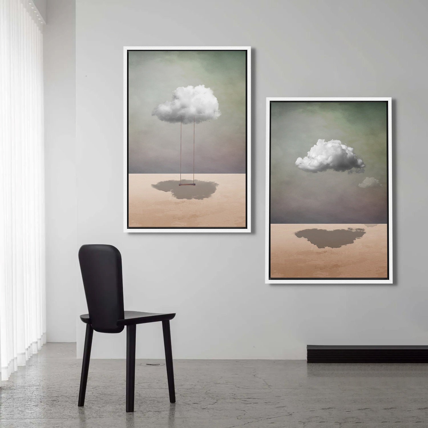 ALUMI Art Frame 暮らしにアートを Mountain #2 Brush Stroke