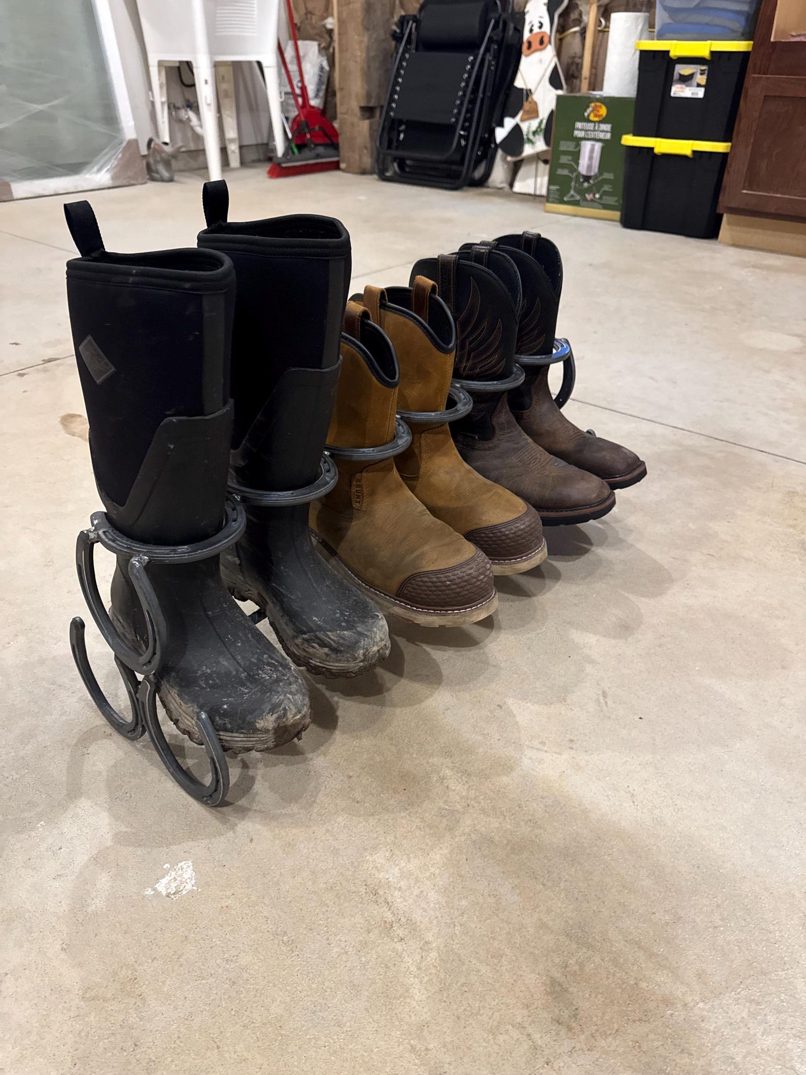 Horse Shoe Boot Racks - Etsy