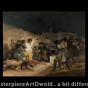 The Third of May 1808 | Francisco Goya | canvas wall art painting poster digital prints