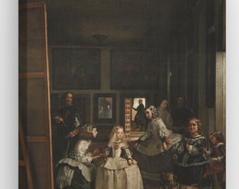 Las Meninas | Diego Velazquez | Canvas Wall Art Painting Poster