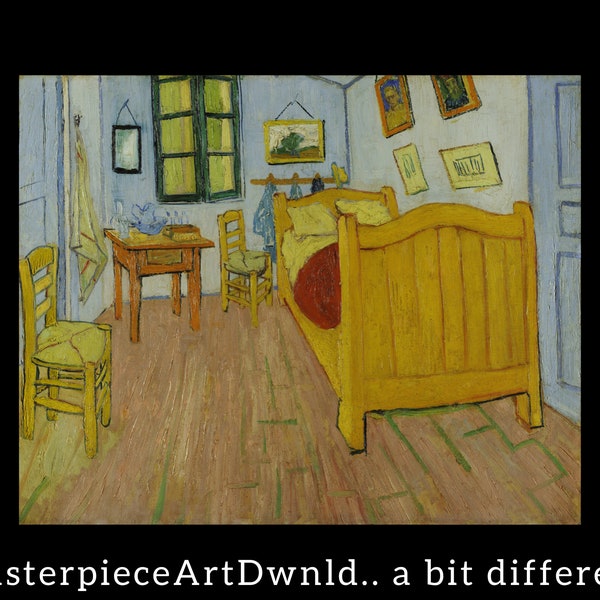 Bedroom in Arles | Vincent van Gogh | canvas wall art painting poster digital prints
