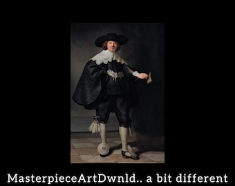 Portret Kuny Soolmansa | Rembrandt van Rijn | wydruki cyfrowe na płótnie, malarstwo ścienne, plakat