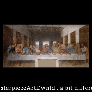 Last Supper | Leonardo da Vinci | canvas wall art painting poster digital prints